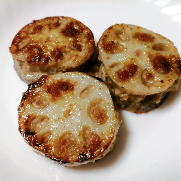 豚ひき肉で れんこんのはさみ焼き レシピ 作り方 By はじゃじゃ 楽天レシピ 豚ひき肉で れんこんのはさみ焼き レシピ 作り方 By はじゃじゃ 楽天レシピ
